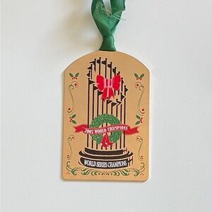 Red Sox Season ticket holder 2007 World Series Christmas Ornament